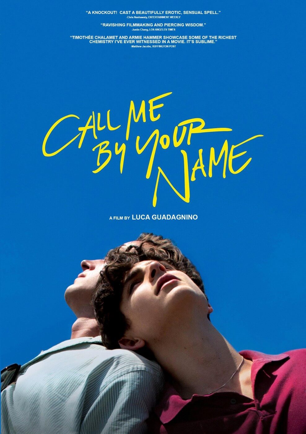Call Me By Your Name Hollywood Movie Poster Framed Prints