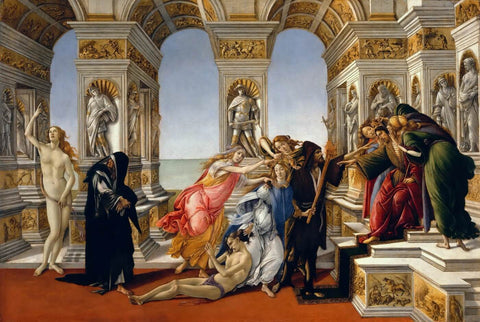 Calummy of Apelles by Sandro Botticelli