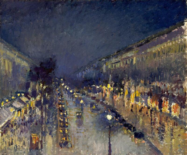 The Boulevard Montmartre At Night - Art Prints