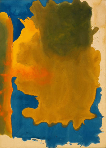 Canal - Helen Frankenthaler - Abstract Expressionism Painting by Helen Frankenthaler