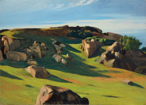 Cape Ann Granite - Edward Hopper - Canvas Prints