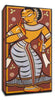 Set of 4 Jamini Roy Paintings - Gallery Wrapped Art Print (13 x 24) inches each