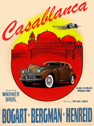 Casablanca - Tallenge Classic Hollywood Movie Poster - Art Prints by Tim