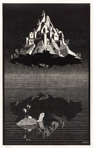 Castle In The Air - M C Escher - Large Art Prints