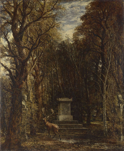 Cenotaph to the Memory of Sir Joshua Reynolds - Canvas Prints by John Constable