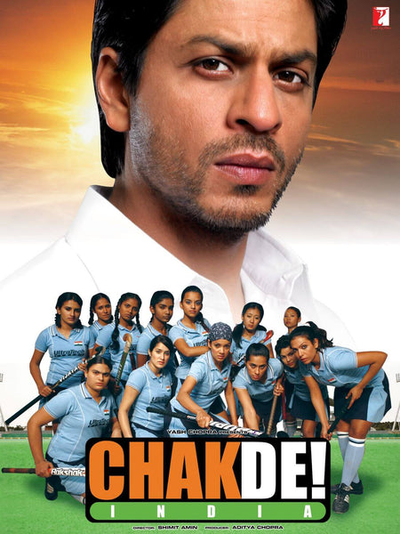 Chak De - Shah Rukh Khan - Bollywood Hindi Movie Poster - Framed Prints