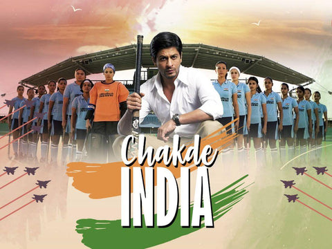 Chak De India - Shah Rukh Khan - Bollywood Hindi Movie Poster by Tallenge Store