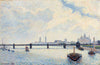 Charing Cross Bridge London 1890 - Camille Pissarro - London Photo and Painting Collection - Canvas Prints