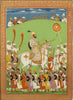 Chattrapati Shivaji Maharaj - Vintage Indian Miniature Painting - Framed Prints
