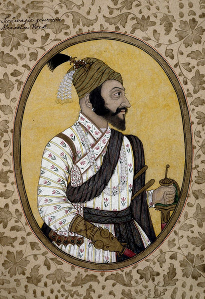 Chhatrapati Shivaji Raje Bhosale - Portrait In British Museum - Life Size Posters