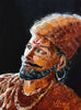 Chhatrapati Shivaji Raje Bhosale - Portrait Painting Poster - Art Prints