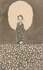Egon Schiele - Kind mit Halo auf einer blumigen Wiese (Child With Halo On A Flowery Meadow) - Canvas Prints