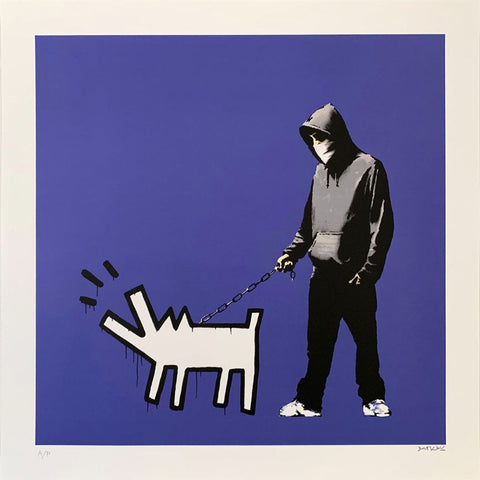 Choose Your Weapon (Purple) – Banksy – Pop Art Painting - Framed Prints