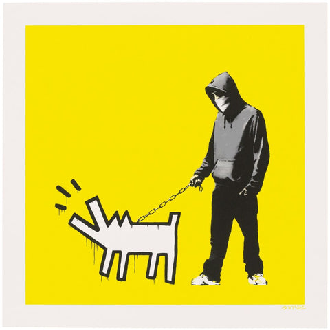 Choose Your Weapon (Yellow) – Banksy – Pop Art Painting - Framed Prints