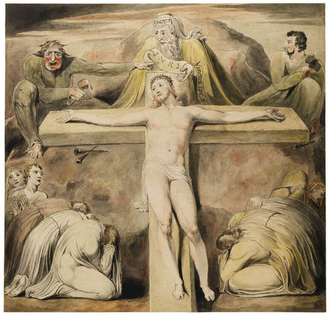 Christ Nailed To The Cross - William Blake by William Blake