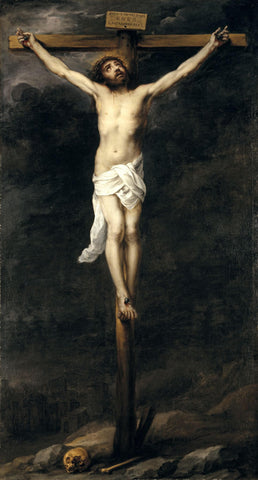 Christ On The Cross - Bartolome Esteban Murillo - Timken Museum by Bartolome Esteban Murillo