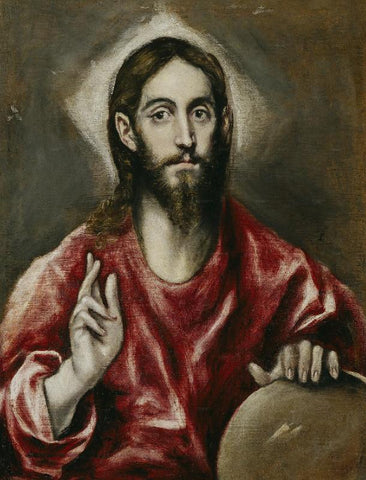Christ Blessing (The Saviour of the World) by El Greco