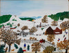 Christmas - Grandma Moses (Anna Mary Robertson) - Folk Art Painting - Canvas Prints