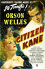 Citizen Kane – Orson Welles – Hollywood Classic English Movie Poster - Canvas Prints