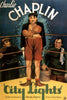 City Lights - Charlie Chaplin - Hollywood Comedy Classics English Movie Art Poster - Canvas Prints