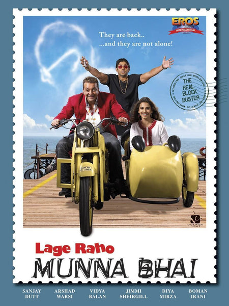 Classic Hindi Movie Poster - Lage Raho Munna Bhai - Framed Prints