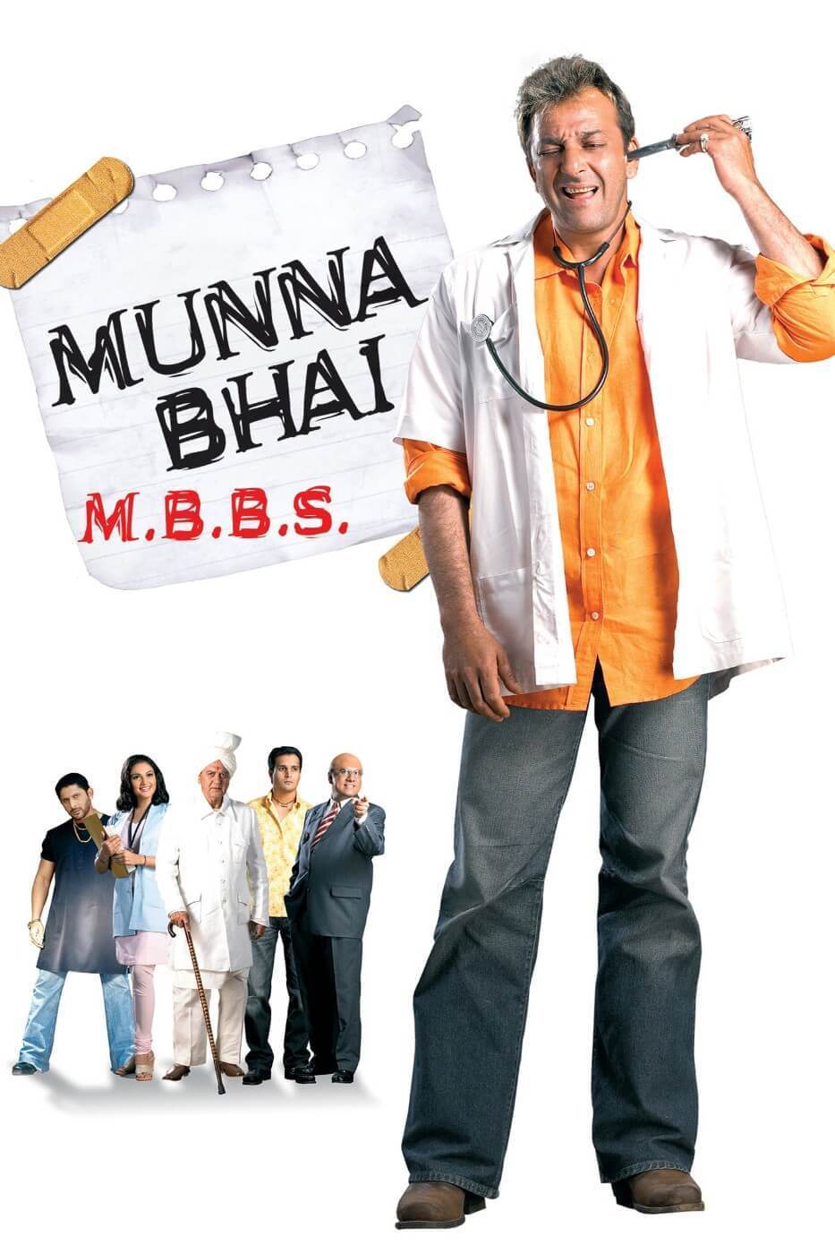Munna Bhai MBBS Bollywood Poster Art Prints by Tallenge Store