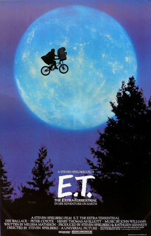 Classic Movie Poster - ET The Extra Terrestrial - Steven Spielberg - Tallenge Hollywood Poster Collection - Canvas Prints