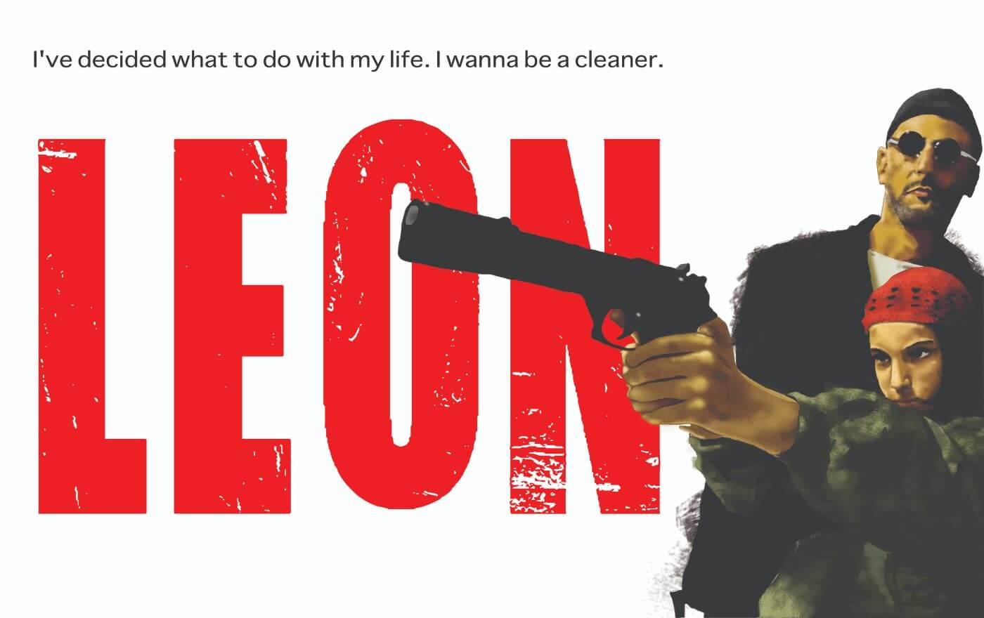 Classic Movie Poster Art - Leon The Professional - Tallenge