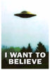 Classic TV Poster - X Files - Mulder - I Want To Believe - Framed Prints