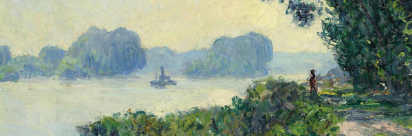 The Towpath at Granval (Le chemin de halage à Granval) – Claude Monet Painting –  "Impressionist Art”. - Canvas Prints