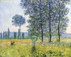 Sunlight Effect under the Poplars (Effet de la lumière du soleil sous les peupliers) 1887 – Claude Monet Painting – Impressionist Art - Framed Prints
