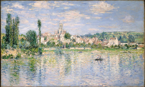 Vetheuil In Summer (Vétheuil en été) – Claude Monet Painting –  