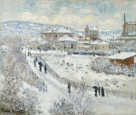 Snow at Argenteuil by Claude Monet