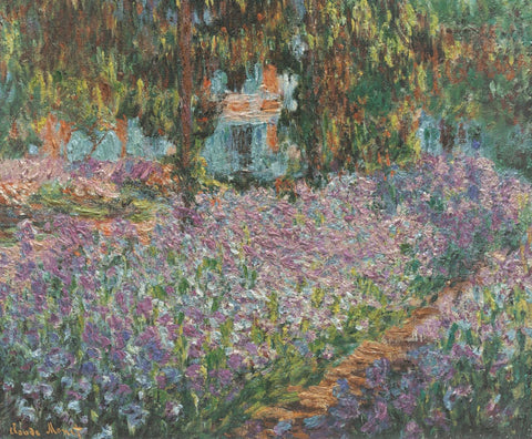The Artists Garden at Giverny - Art Prints by Claude Monet