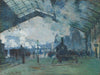 Claude Monet - Arrival of the Normandy Train - Gare Saint-Lazare - Canvas Prints