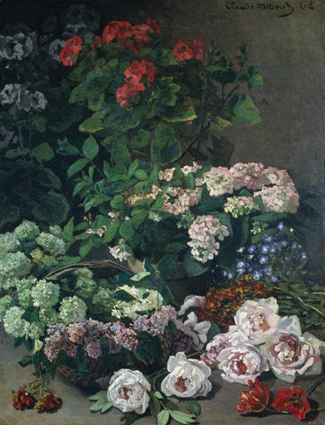 Fleurs De Printemps by Claude Monet