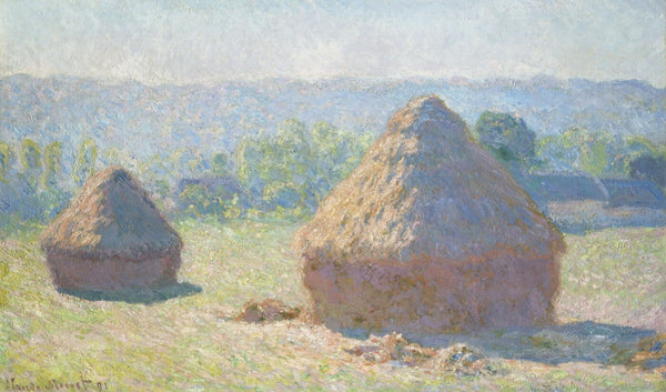 Haystacks, end of Summer (Meules, fin de l'été) - Claude Monet