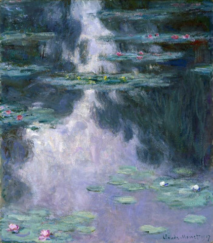 Pond with Water Lilies - Life Size Posters by Claude Monet