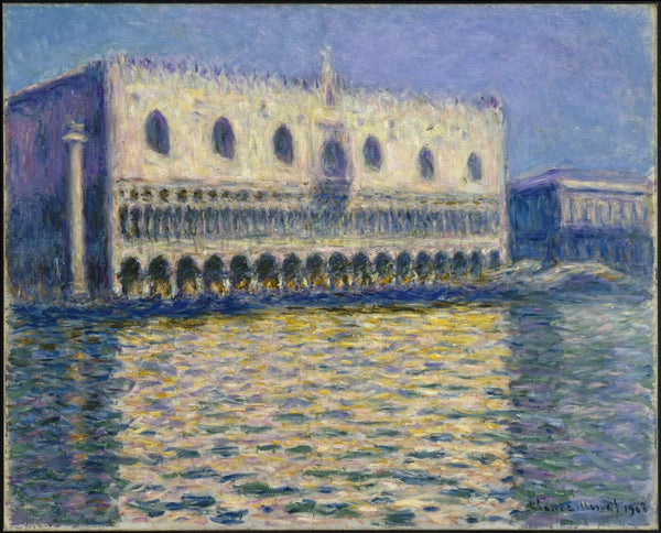The Doges Palace (Le Palais ducal) 1908 - Claude Monet - Canvas Prints