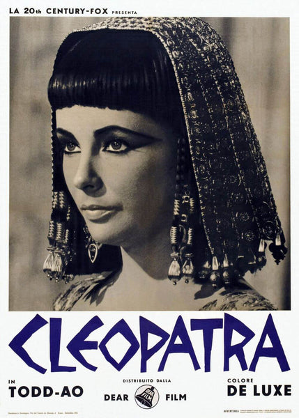 Cleopatra - Liz Taylor - Tallenge Classic Hollywood Movie Poster Collection - Framed Prints