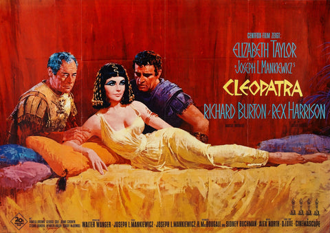 Cleopatra - Vintage Movie Poster - Elizabeth Taylor - Tallenge Hollywood Collection - Canvas Prints by Tim