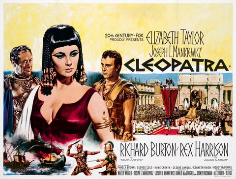 Clopatra - Elizabeth Taylor - Tallenge Classic Hollywood Movie Poster Collection - Large Art Prints