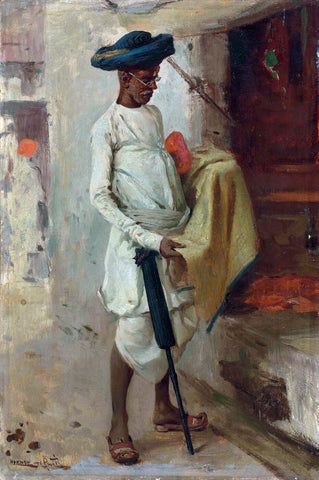 Cloth Merchant In The Bazaar - Horace Van Ruith - Canvas Prints