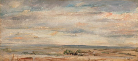 Cloud Study Early Morning Looking East From Hampstead - Canvas Prints by John Constable