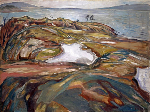 Coastal Landscape (Paysage Côtier) - Edvard Munch - Large Art Prints by Edvard Munch