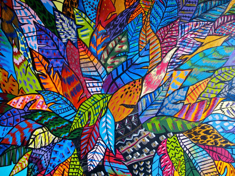 Colorful Abstract Artwork - Large Art Prints by Sina Irani
