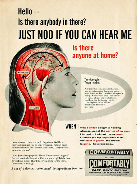 Comfortably Numb - Pink Floyd Lyrics - Music Poster - Framed Prints