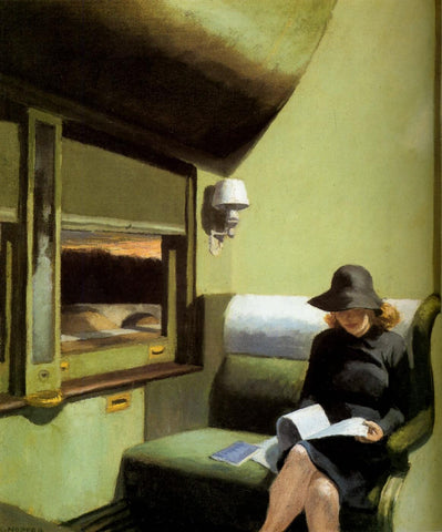 Compartment C Car 193 by Edward Hopper