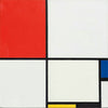 Composition No III with Red Blue Yellow and Black  (1929) - Piet Mondrian - Canvas Prints