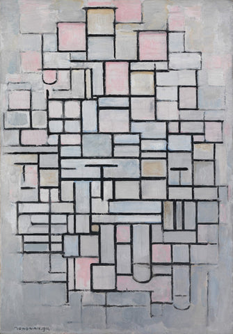 Piet Mondrian - Composition No. 6 by Piet Mondrian